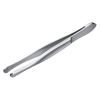 Apoline Pinzette rund 8 cm verchromt