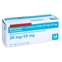 Benazepril-1 A Pharma comp 20/25mg Filmtabletten