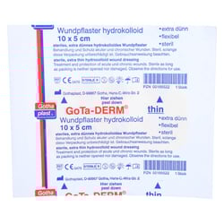 GOTA-DERM thin hydrokoll.Wundpfl.steril 5x10 cm