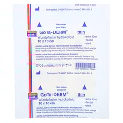 GOTA-DERM thin hydrokoll.Wundpfl.steril 10x10 cm