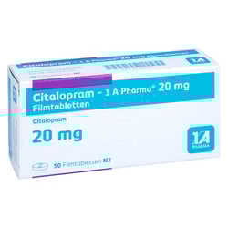 Citalopram - 1 A Pharma 20mg Filmtabletten