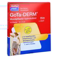 GOTA-DERM thin hydrokoll.Wundpfl.steril 5x10 cm