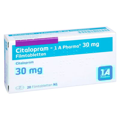 Citalopram - 1 A Pharma 30mg Filmtabletten