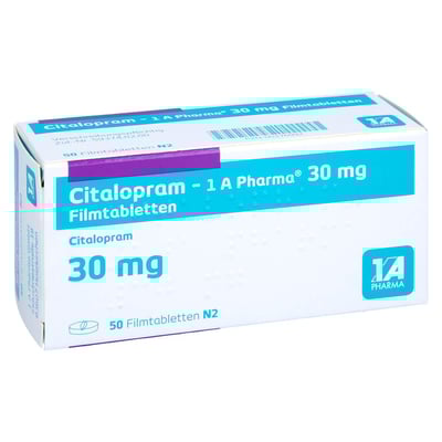 Citalopram - 1 A Pharma 30mg Filmtabletten