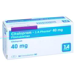 Citalopram - 1 A Pharma 40mg Filmtabletten