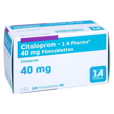 Citalopram - 1 A Pharma 40mg Filmtabletten