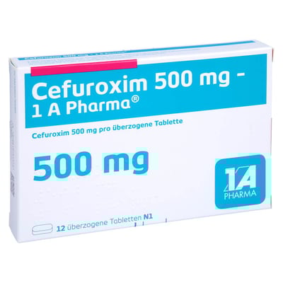 Cefuroxim 500 mg-1A Pharma