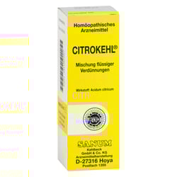 Citrokehl flüssiger Verdünnungen. 