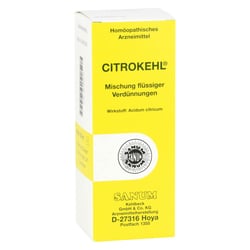 Citrokehl flüssiger Verdünnungen. 