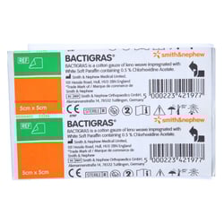 Bactigras Paraffingaze 5x5 cm