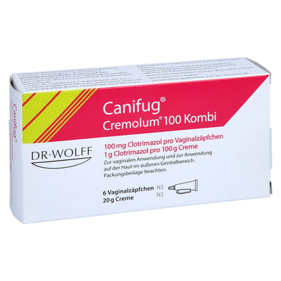 CANIFUG Cremolum 100 6 V.Supp.+20gCr. Kombipackung