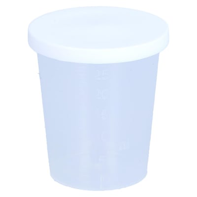 Einnehmeglas Grad + Deckel