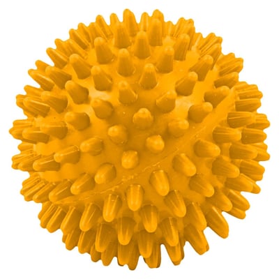 Igelball 8 cm gelb