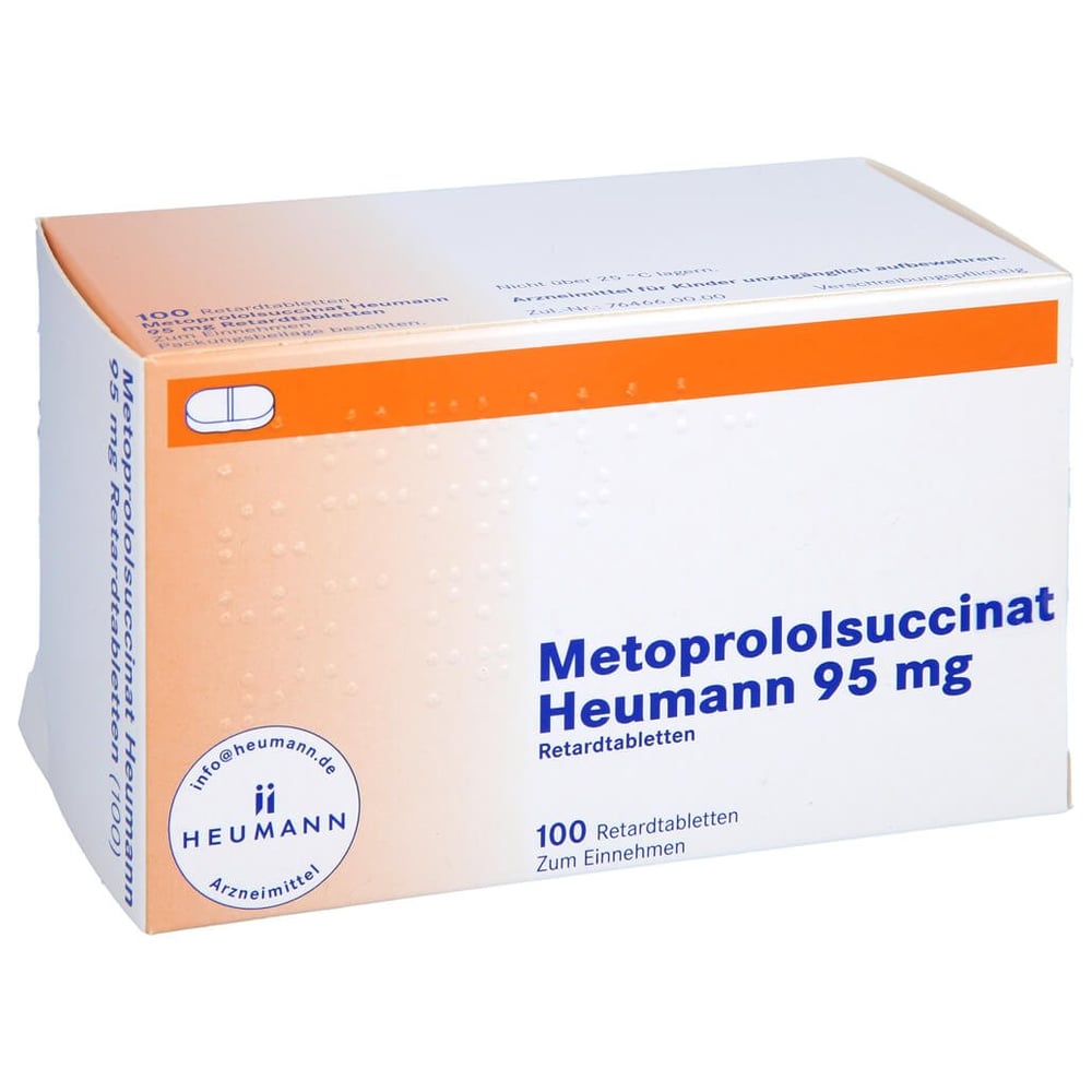 Metoprololsuccinat Heumann 95 mg