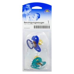 Sauger- Beruhig.Kirsche Latex 2-6 Mon. blau/petro