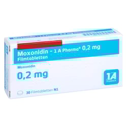Moxonidin - 1 A Pharma 0.2mg Filmtabletten