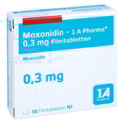 Moxonidin - 1 A Pharma 0.3mg Filmtabletten