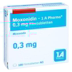 Moxonidin - 1 A Pharma 0.3mg Filmtabletten