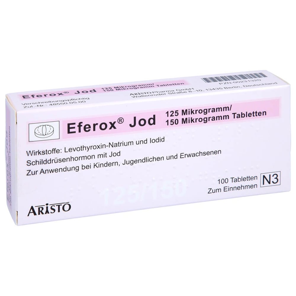 Eferox Jod 125 µg/150 µg