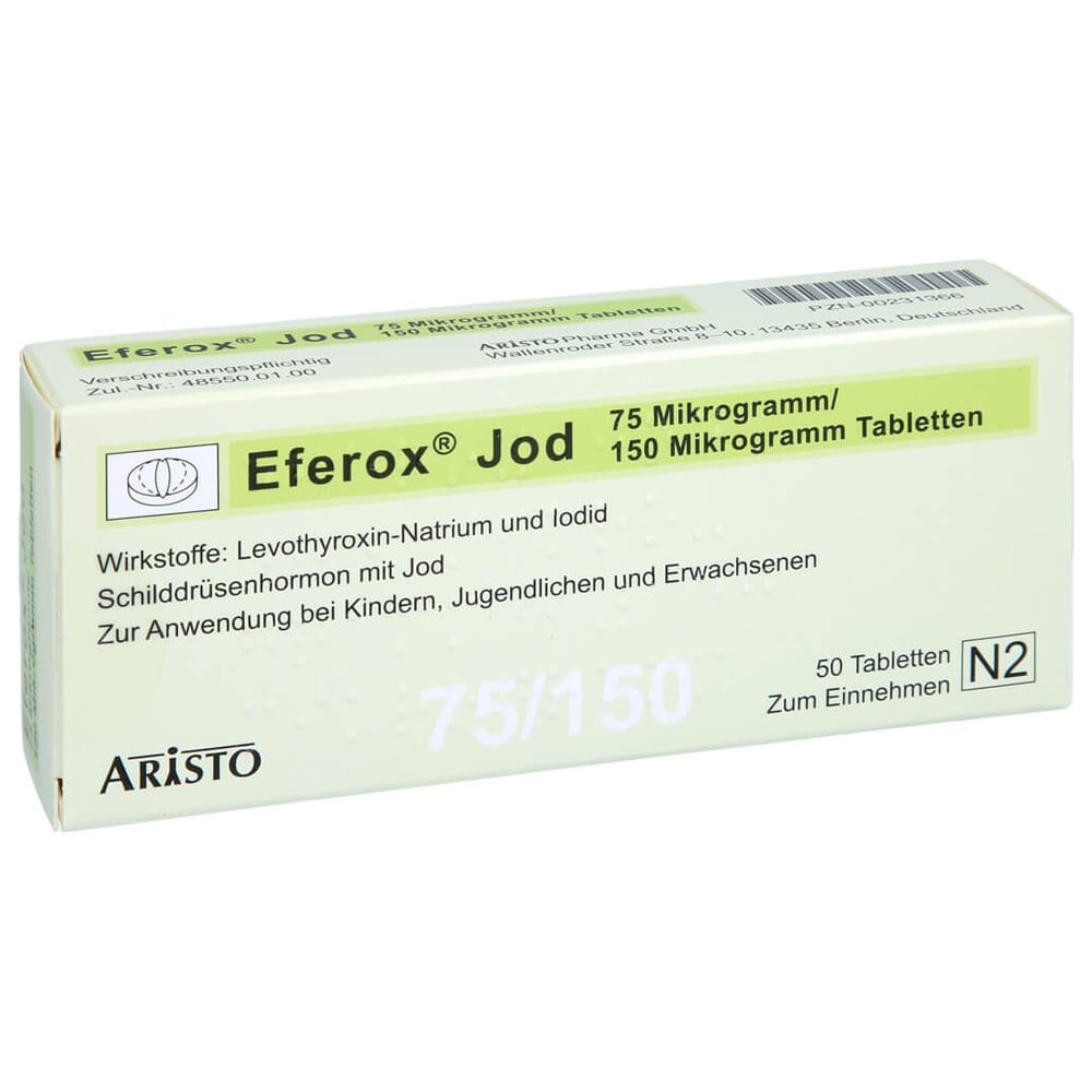 Eferox Jod 75 µg/150 µg