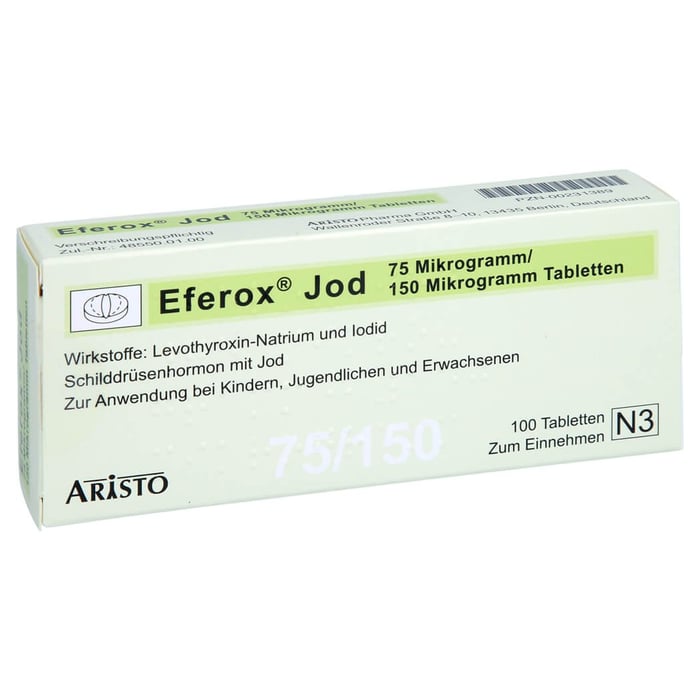 Eferox Jod 75µg/150µg