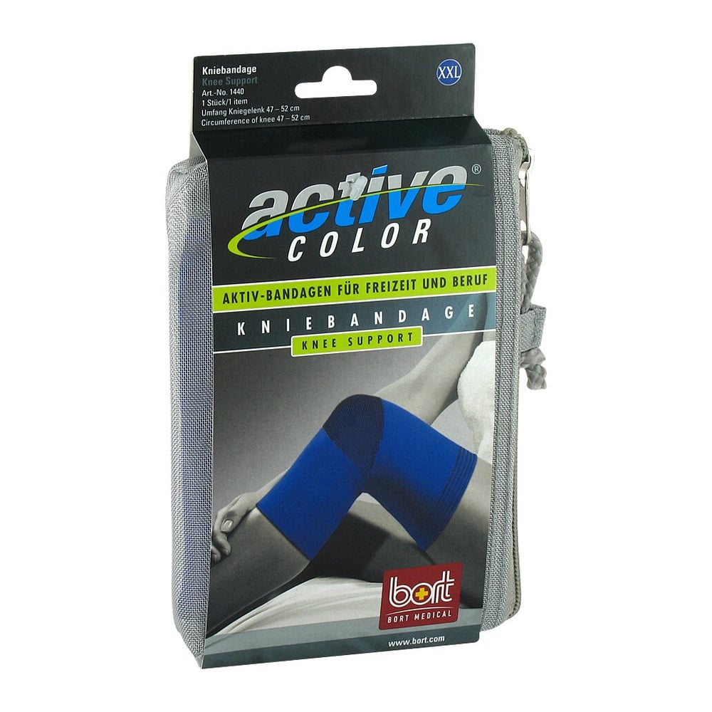Bort ActiveColor Kniebandage Xxl blau