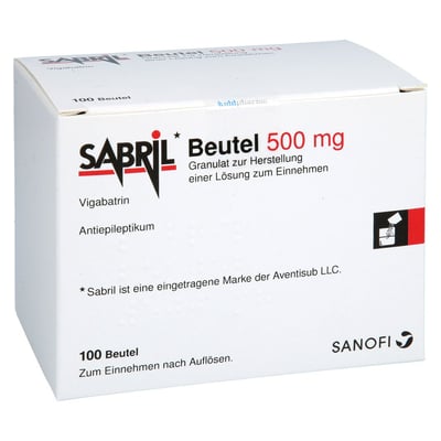 Sabril Beutel 500 mg Produktbild 1