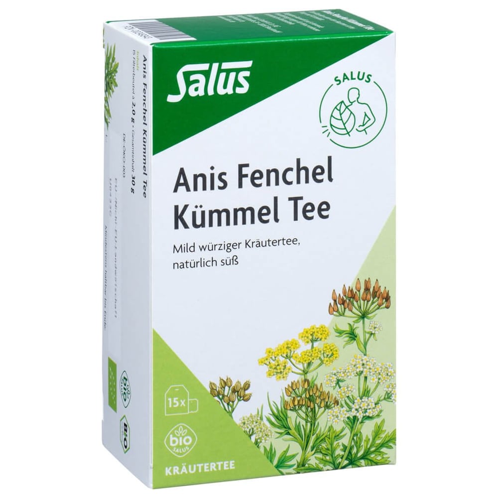 Anis Fenchel Kümmel Tee AFeK Bio Salus Filterbtl.