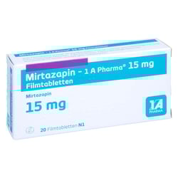 Mirtazapin - 1 A Pharma 15mg Filmtabletten
