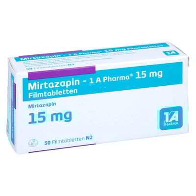 Mirtazapin - 1 A Pharma 15mg Filmtabletten