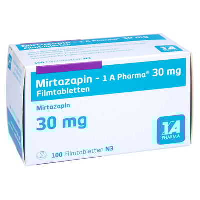 Mirtazapin - 1 A Pharma 30mg Filmtabletten