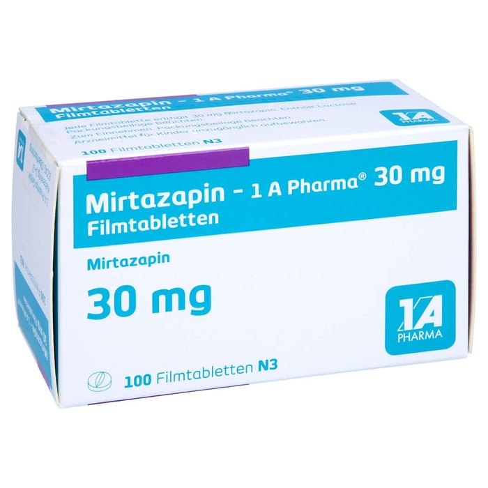 Mirtazapin - 1 A Pharma 30mg Filmtabletten