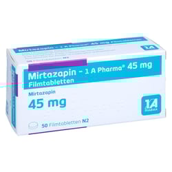 Mirtazapin - 1 A Pharma 45mg Filmtablette
