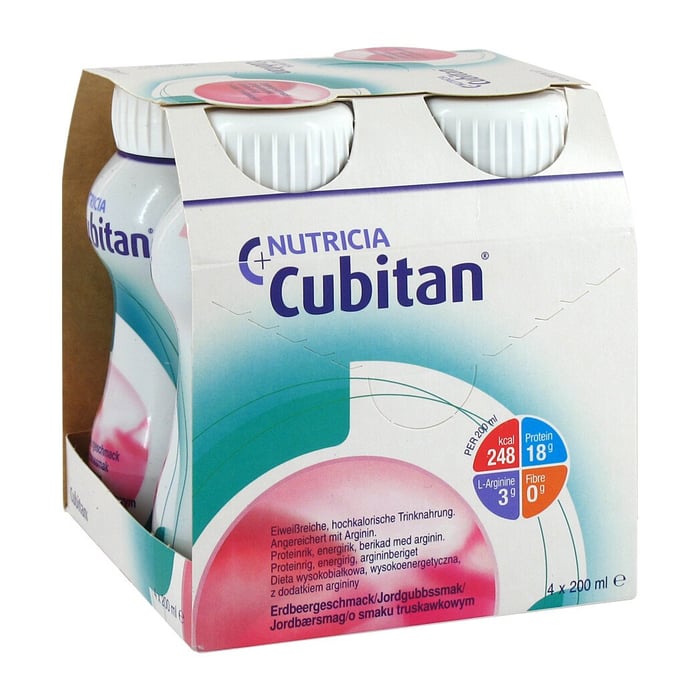 Cubitan Erdbeergeschmack Trinkflasche