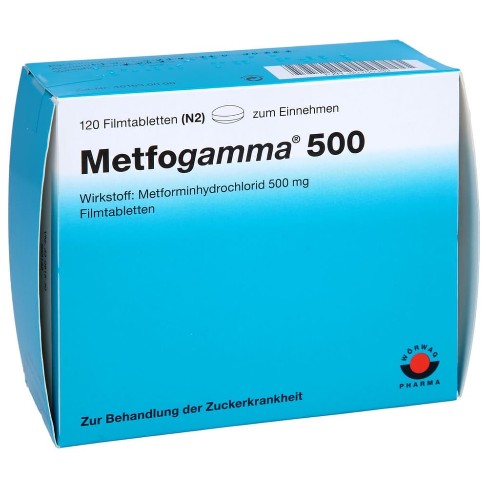 Metfogamma 500 mg