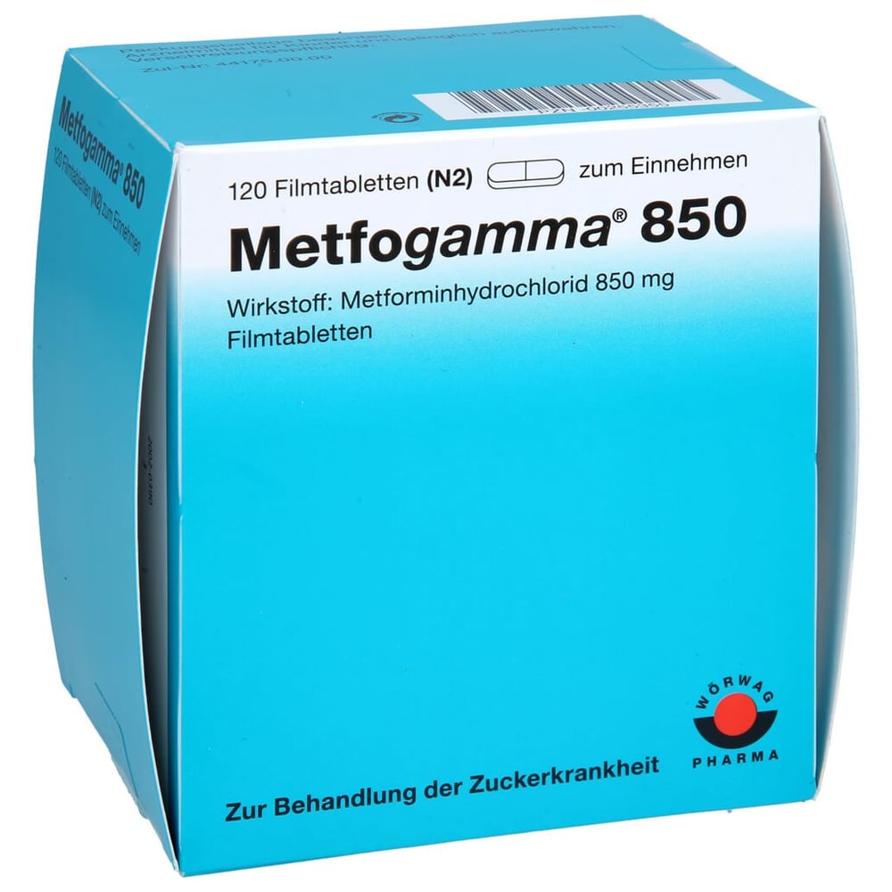 Metfogamma 850 mg