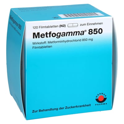 Metfogamma 850 mg