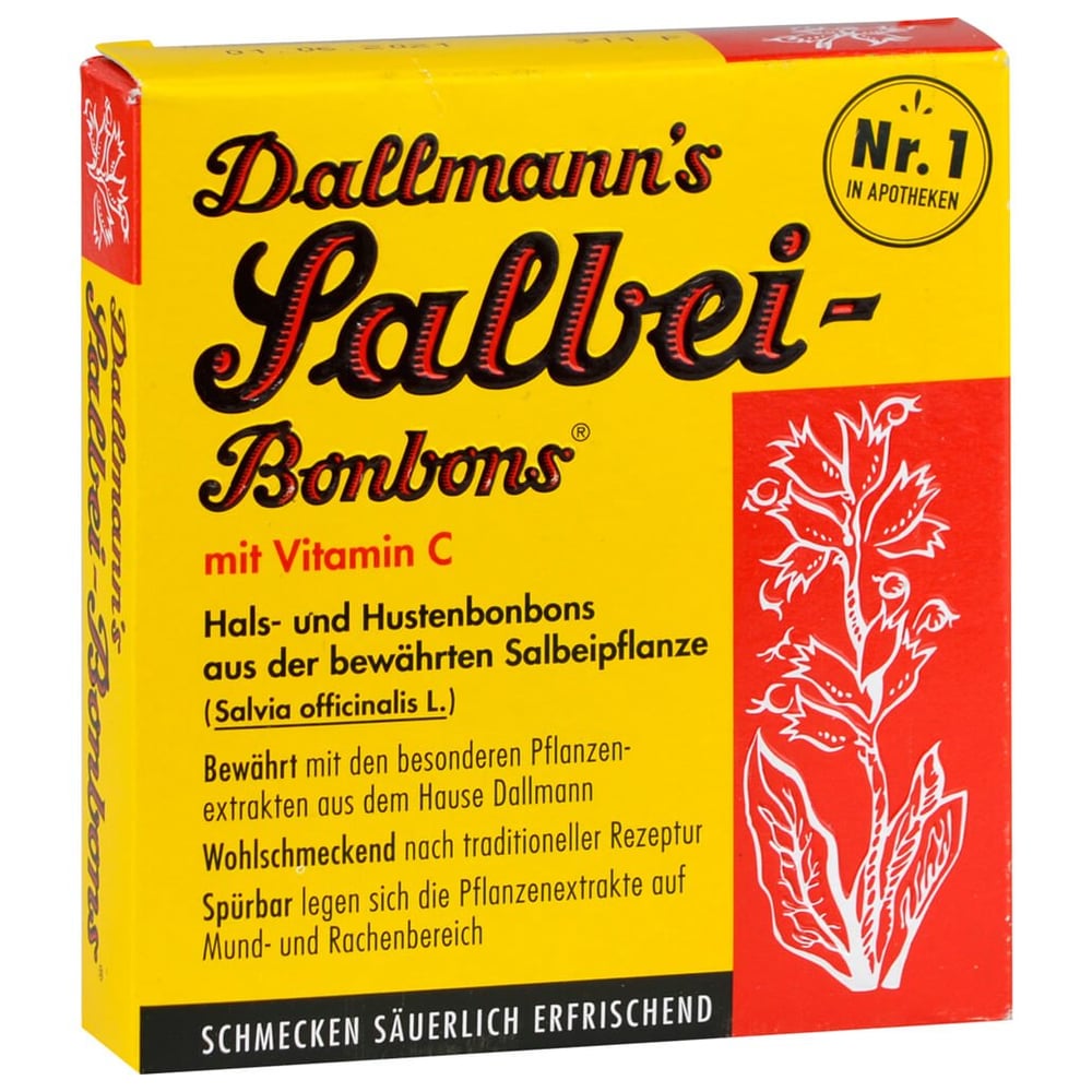 Dallmann's Salbei-Bonbons mit Vitamin C