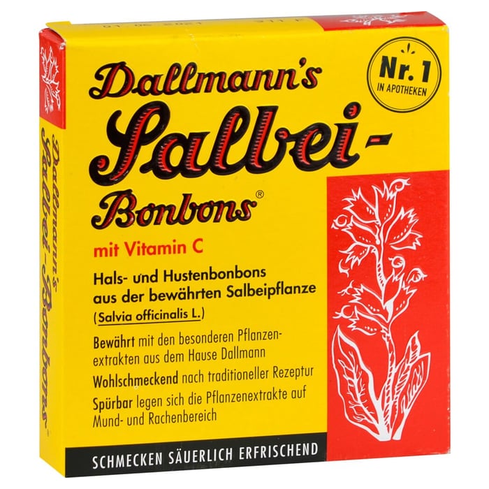 Dallmann's Salbei-Bonbons mit Vitamin C