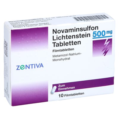 Novaminsulfon Lichtenstein 500 mg