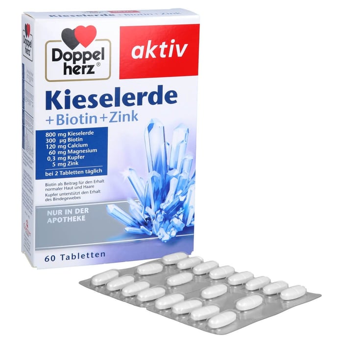 Doppelherz aktiv Kieselerde + Biotin + Zink