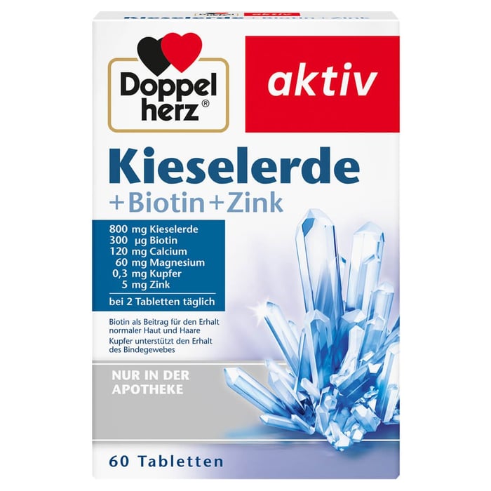 Doppelherz aktiv Kieselerde + Biotin + Zink