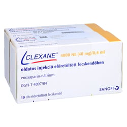 Clexane 4000 I.E. (40 mg)/0,4 ml Injektionslösung
