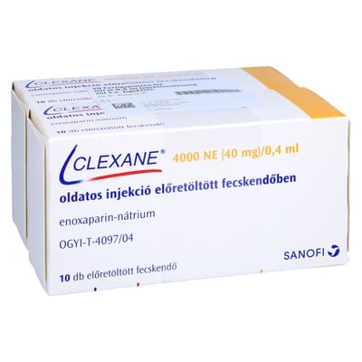 Clexane 4000 I.E. (40 mg)/0,4 ml Injektionslösung ohne Sicherheitssystem