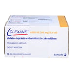 Clexane 4000 I.E. (40 mg)/0,4 ml Injektionslösung ohne Sicherheitssystem