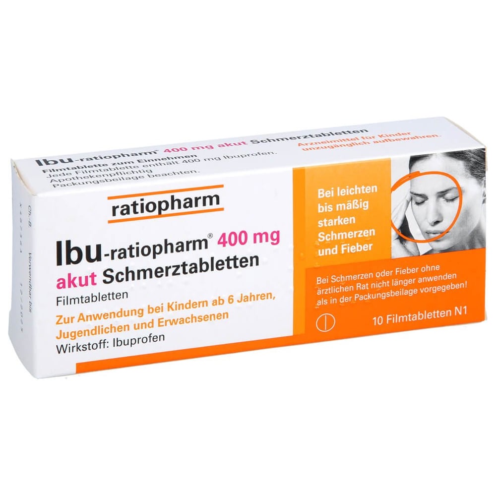 IBU-ratiopharm 400 akut Schmerztabletten
