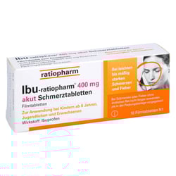 IBU-ratiopharm 400 akut Schmerztabletten