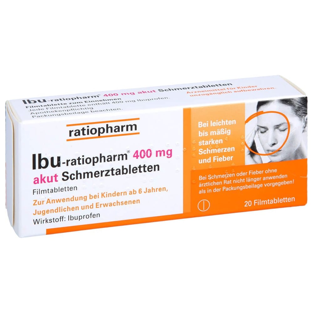 IBU-ratiopharm 400 akut Schmerztabletten