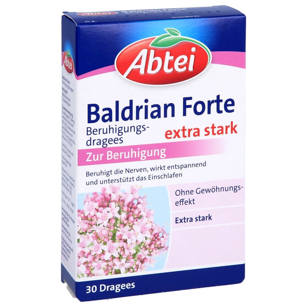 Abtei Baldrian forte Beruhigungsdragees