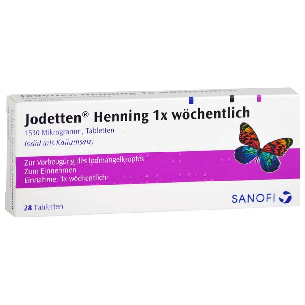 Jodetten Henning 1x wöchentlich 1530 Mikrogramm